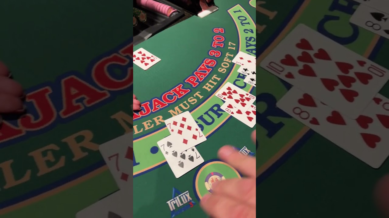 3,000 Hands At Play Blackjack! #Australian Casino #gambling #blackjack