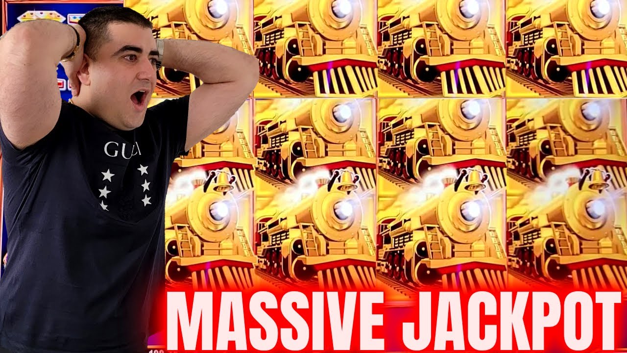 All Aboard Slot MASSIVE HANDPAY JACKPOT - Australian Casino Mega Wins