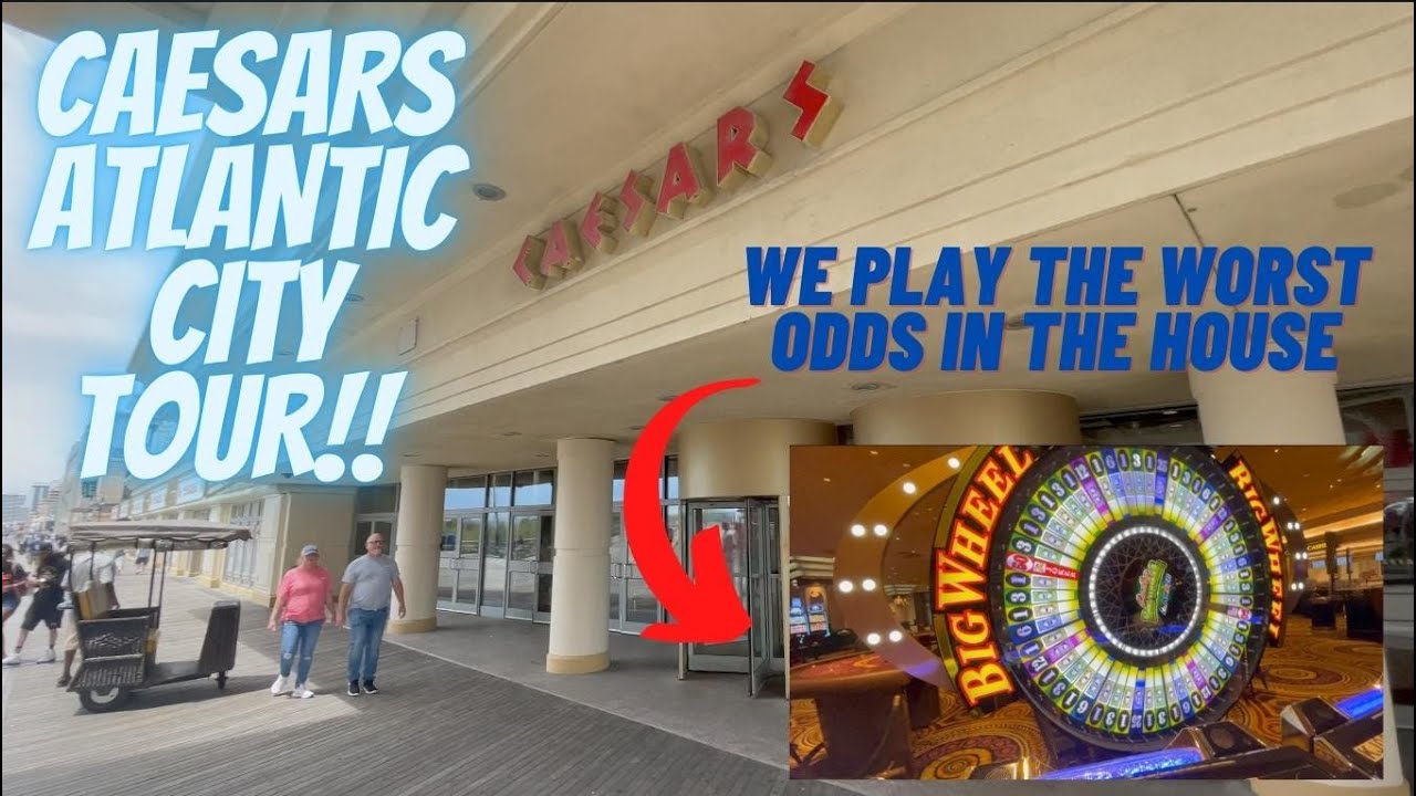 Atlantic City Caesars!! Australian Casino Tour and we play the BIG WHEEL!!!