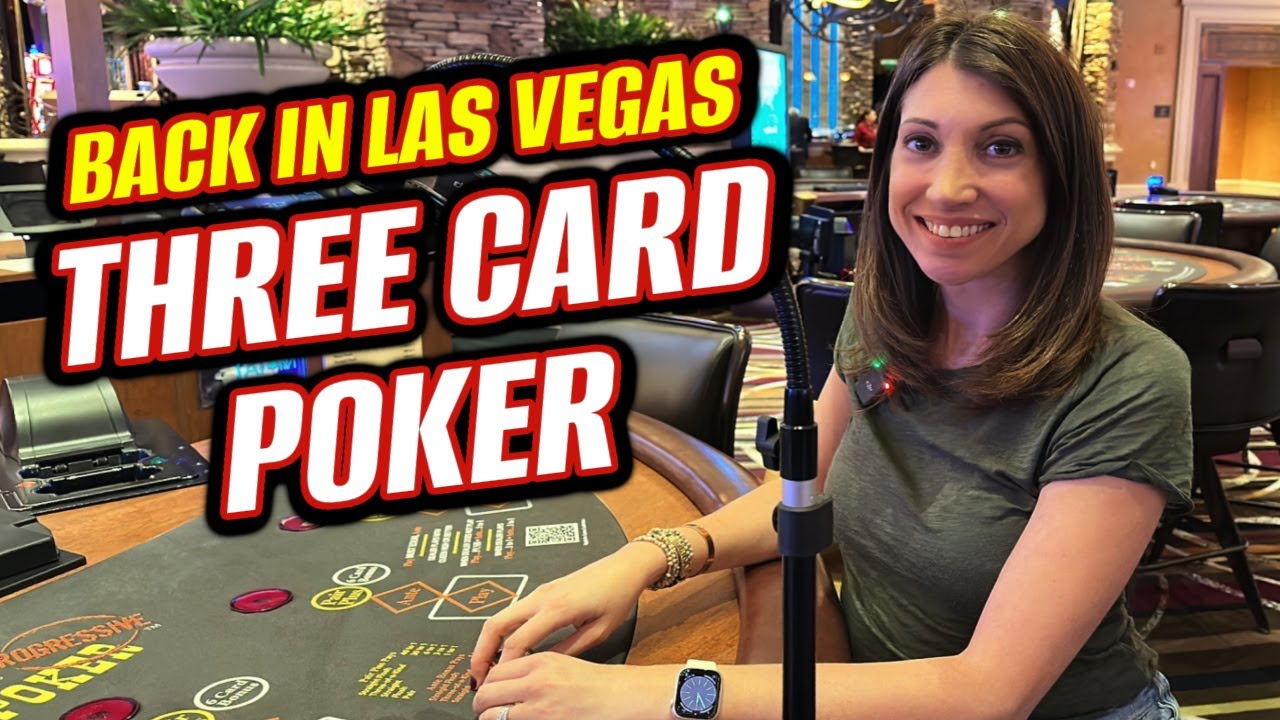 Back in Las Vegas! ? Gambling on THREE CARD POKER With Kelly and Jamie #poker #vegas