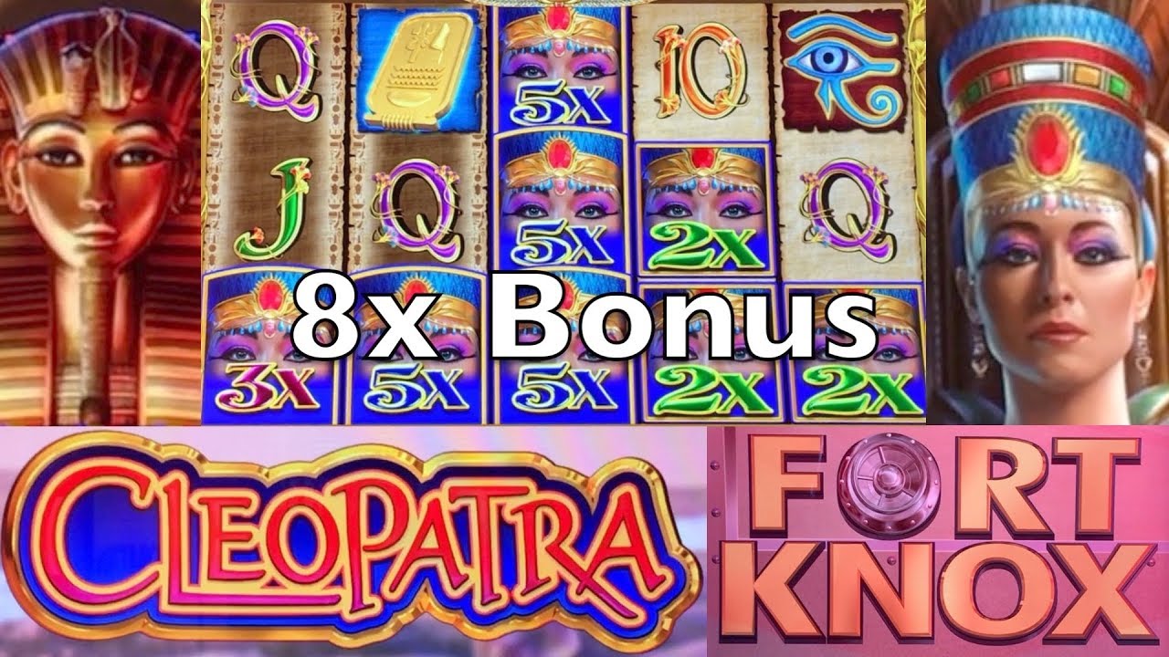 Holland Online Casino Australian CLEOPATRA FORT KNOX Slot Machine - Live Play - Features & BIG WIN BONUSES