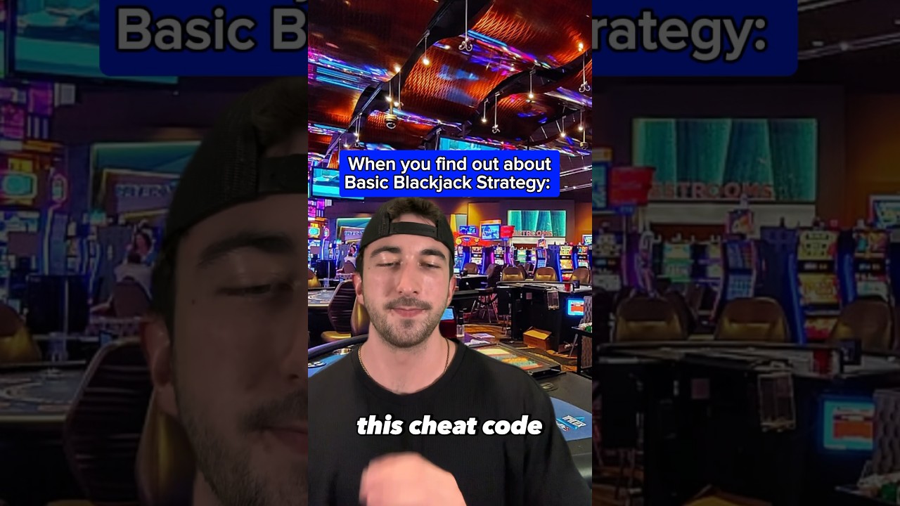 ITS A CHEAT CODE GUYS!!! #Australian Casino #gambling #lasvegas #blackjack #betting #skit #degendalt