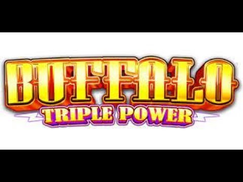 LIVE Play On Buffalo Triple Power Slot Machine