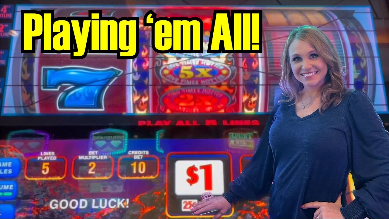 Playing All the Slot Machines on the Ship! Handpay Jackpot!