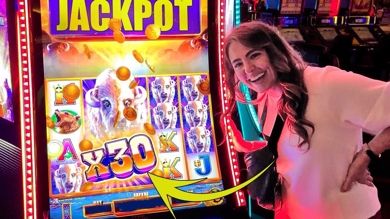 SUPER RARE 30X Multiplier on NEWEST Buffalo Wins JACKPOT!