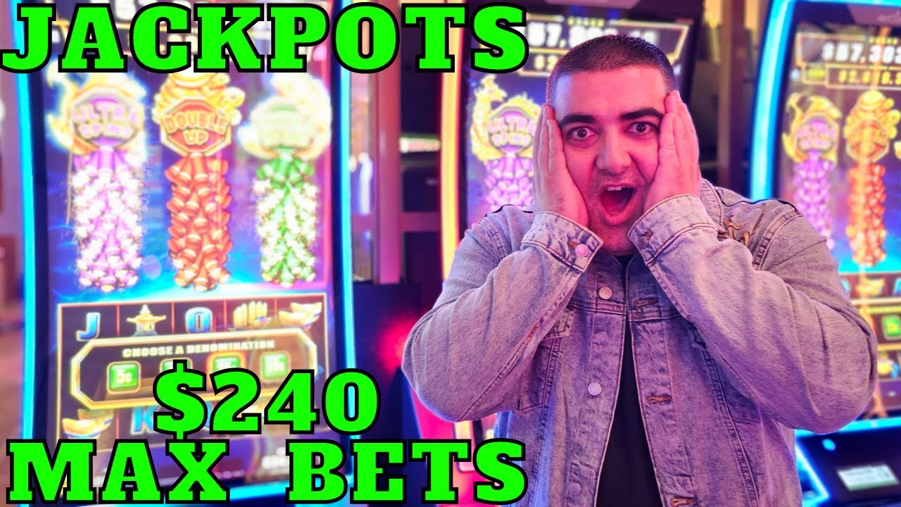$240 Max BETS & JACKPOTS - Massive Slot Play In High LIMIT Room