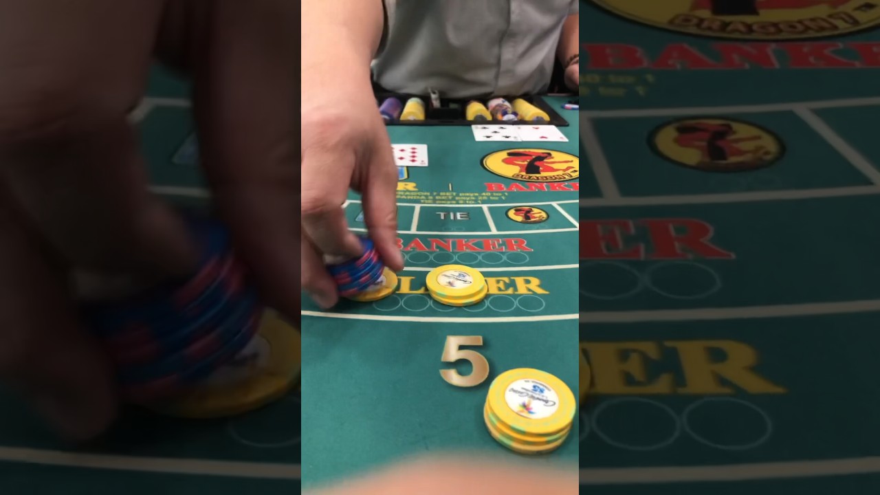 Baccarat play at commerce Australian Casino - baccarat player - female baccarat player - Los Angeles - gamble