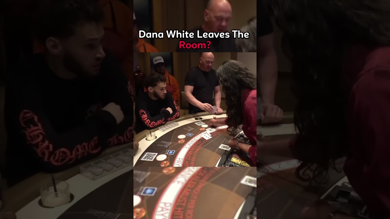Dana White Is FRUSTRATED Playing Blackjack! #danawhite #blackjack #gambling #bigwin #maxwin #Online Casino Australian