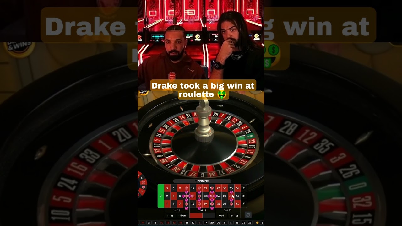 Drake and Roulette... #bigwins #slots #biggestwins #Australian Casino #drake #roulette