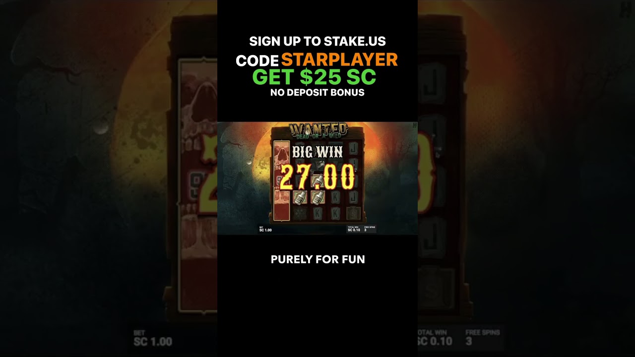 How To Get FREE $25 at Stake US with the Promo Code STARPLAYER #stakeus #slots #onlinecasino
