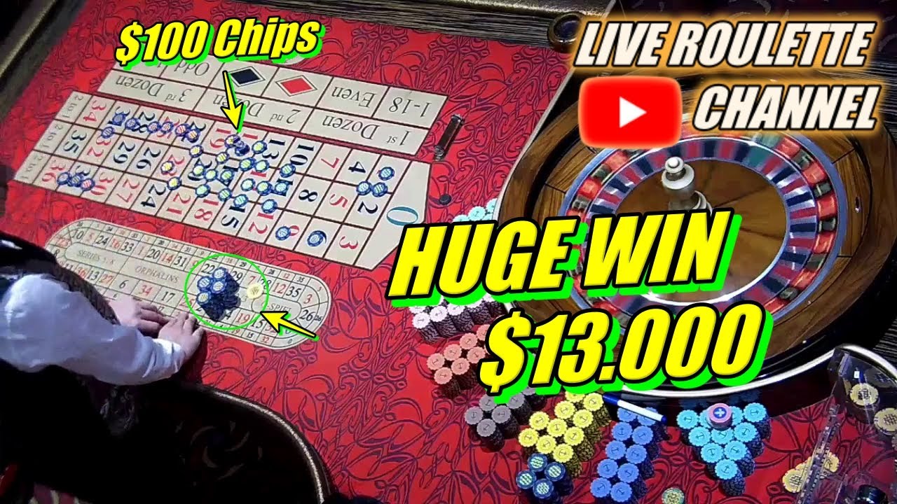 ? LIVE ROULETTE | ? HUGE WIN ?13.000 In Vegas Australian Casino ? $100 Chips Bets Light Session ✅ 2023-10-10