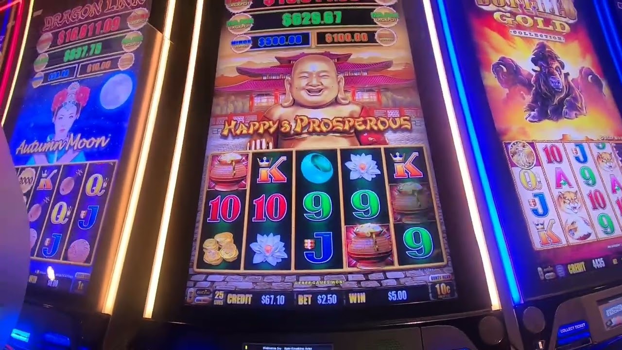 Online Casino Australian Slot Machine Play Compilation Happy & Prosperous Fu Nan Fu Nu!