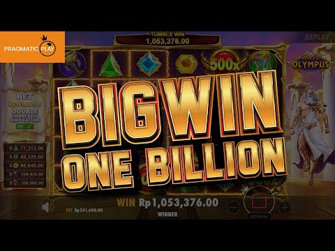 SENSATIONAL! ? Gates of Olympus ? BIGWIN ONE BILLION ?Pragmatic Play (Australian Casino Supplier)