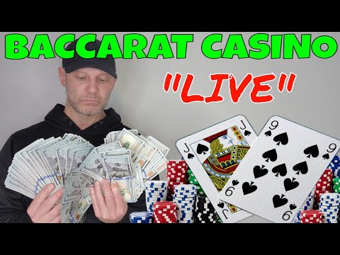 Baccarat Online Casino Australian- Watch Christopher Mitchell Play "LIVE" Baccarat.