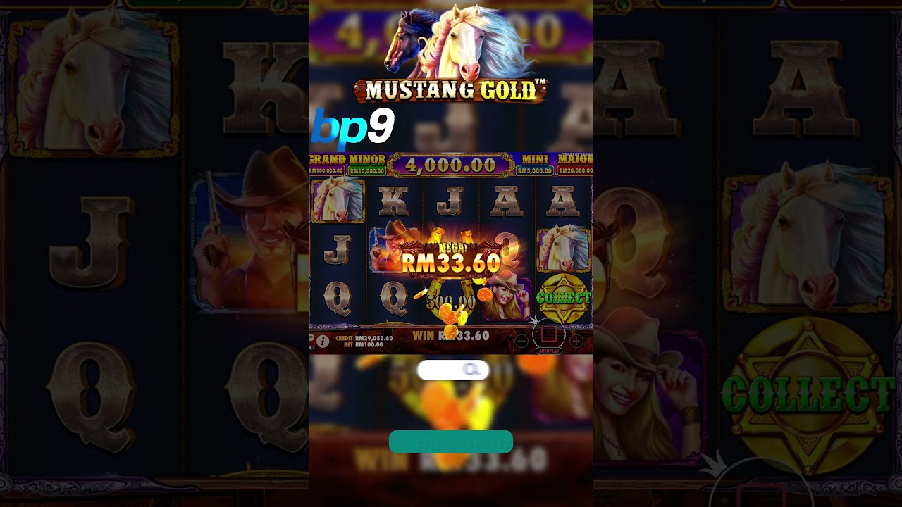 Gallop into Big Wins with Mustang Gold Slot at BP9 Online Casino Australian! ??? | Jackpots Await, Play Today!