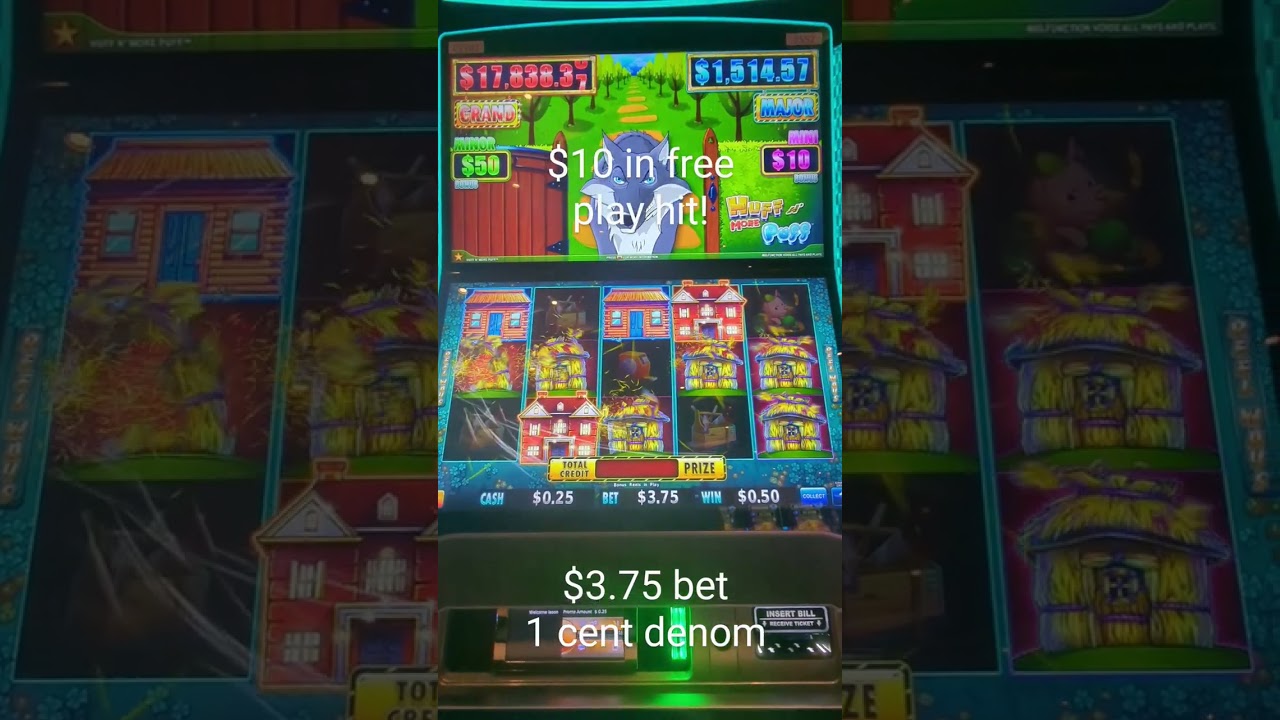 Hit a bonus with $10 in free play! #Australian Casino #bonus #huffnmorepuff #slots #jamulcasino