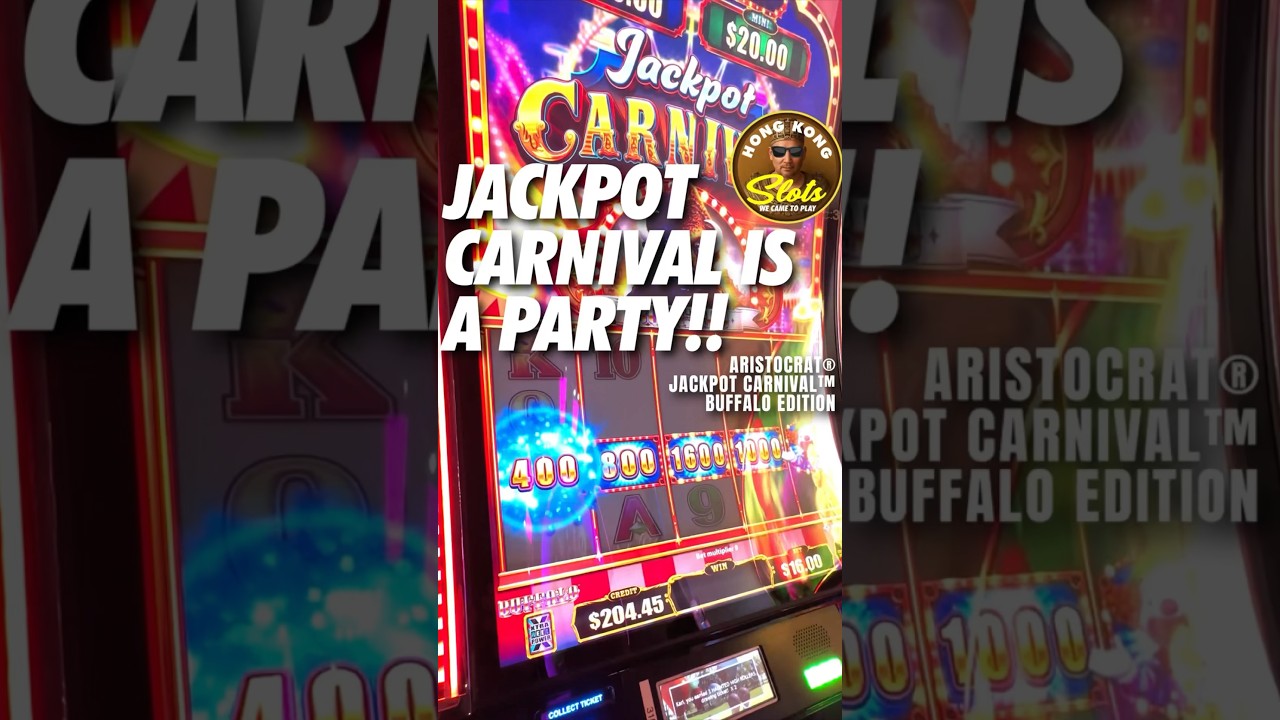 I WAS PRAYING FOR A BONUS ON THIS JACKPOT CARNIVAL SLOTMACHINE IN LASVEGAS!!! #shorts #lasvegas #fyp