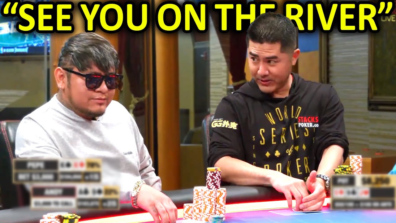 Poker Pro Plays Blind To Confuse Opponent Like Never Before @HustlerCasinoLive