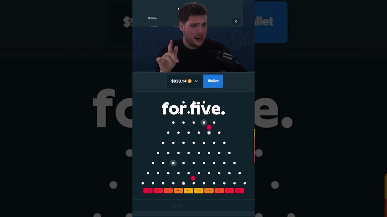 RISKY $100 PLINKO BALLS!! (STAKE) #shorts #Online Casino Australian