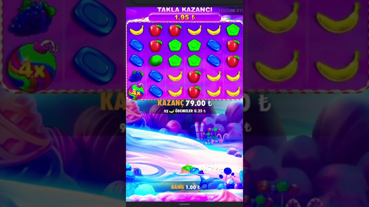 Sweet Bonanza. 1 TL ile yine vurgun yaptık. #Online Casino Australian #pragmaticplay #sweetbonanza