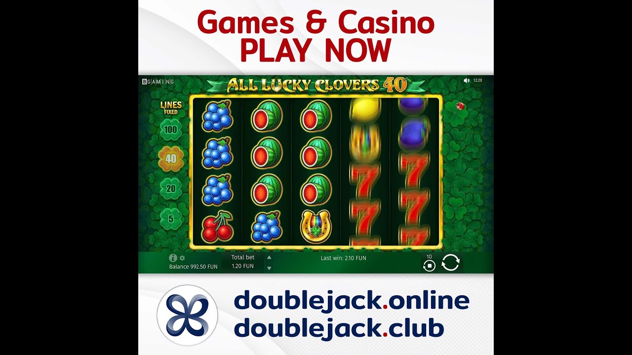 doublejack Australian Casino & Games - PLAY NOW All Lucky Clovers