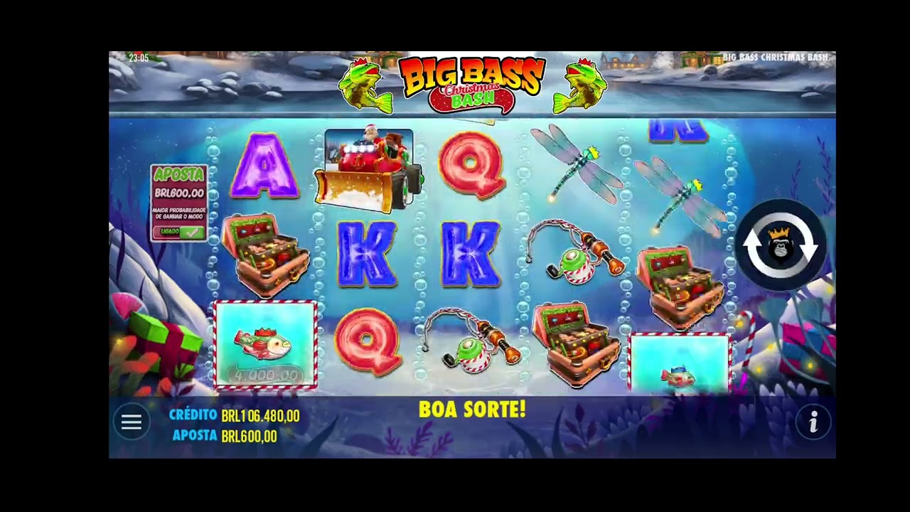 ASMR GAME PLAY Australian Casino ONLINE - BIG BASS CHRISTMAS BASH
