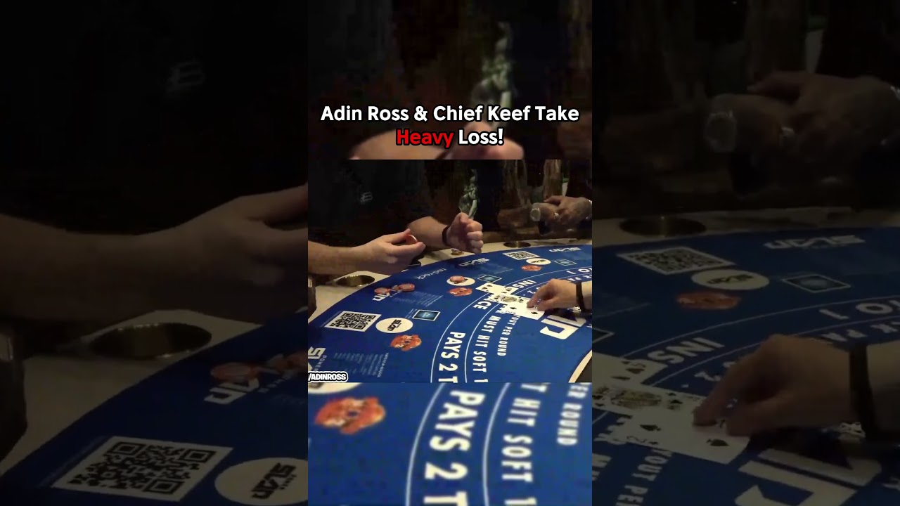 Adin Ross Takes A Heavy Blow When Playing Blackjack...  #adinross #blackjack #Online Casino Australian #gambling