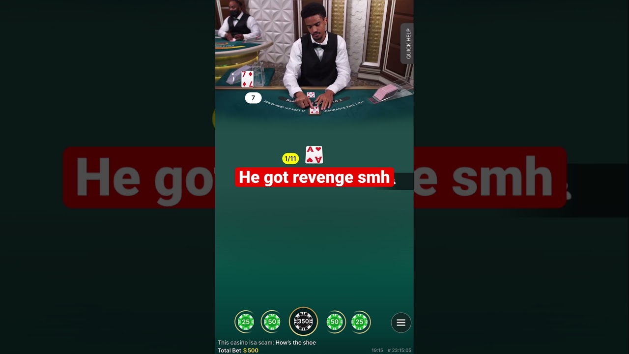 Blackjack Dealer Gets 21 | Blackjack Dealer Beats The Player #shorts #short #Online Casino Australian