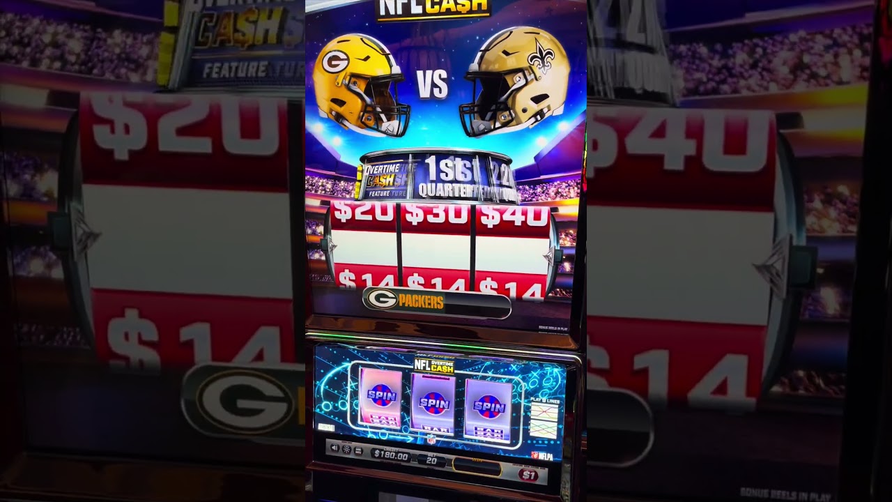 FIRST SPIN Jackpot on the New NFL Overtime Cash! #slots #Australian Casino #lasvegas