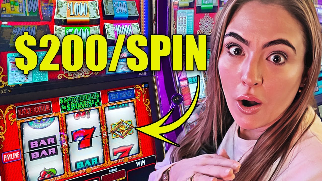 My BIGGEST Jackpot Ever on Double Top Dollar!!! $200/Spin!!