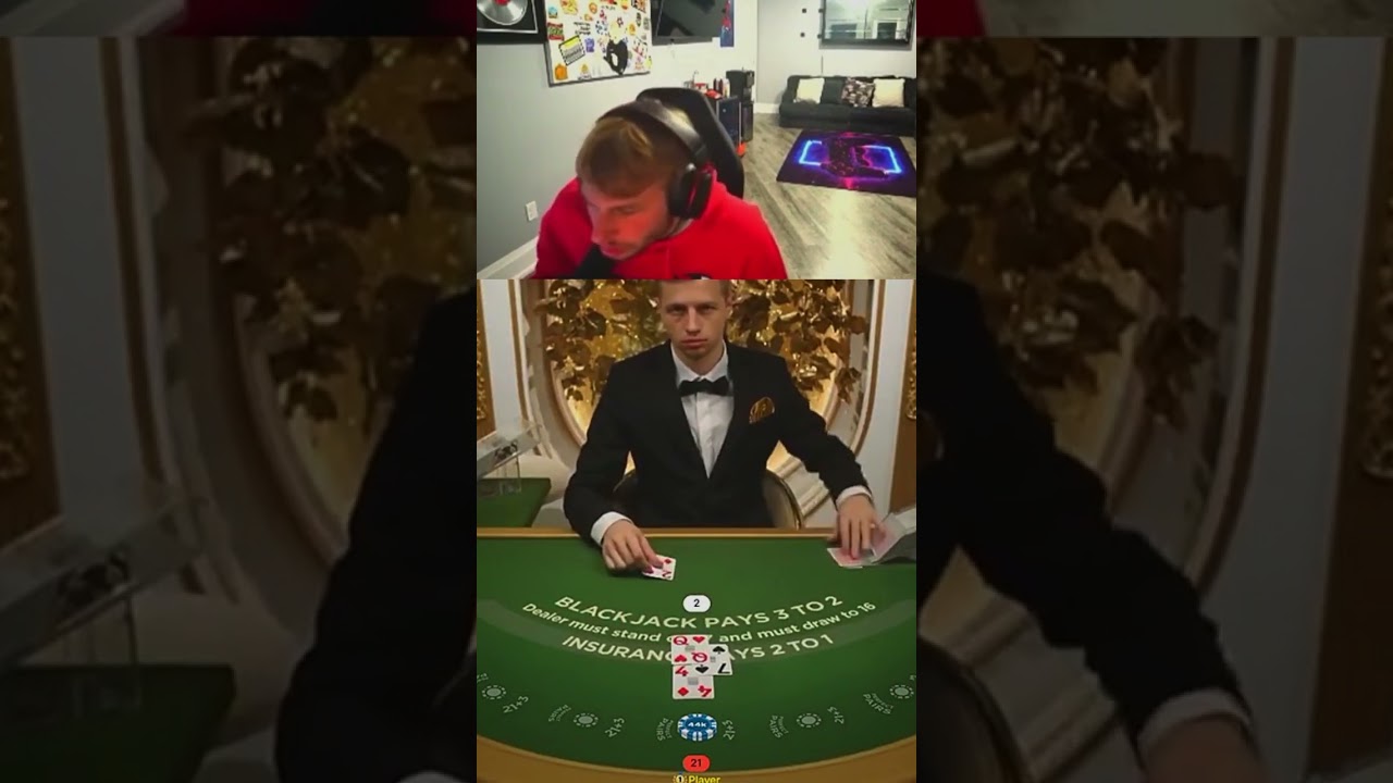 PLAY BLACKJACK IN MY PROFILE↗️?#blackjack #gambling #casinoonline