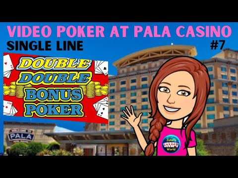 Playing 9/6 Double Double Bonus Video Poker ​⁠at Pala Australian Casino 7 E318 #videopoker,#Australian Casino,#gambling