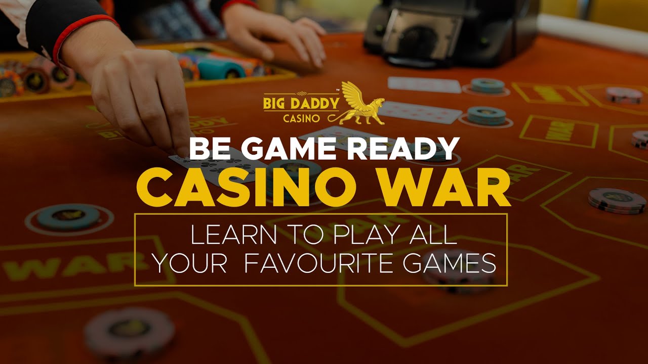 How to play Australian Casino war | In a minute | Learn to play Australian Casino war with Big Daddy #casinowar